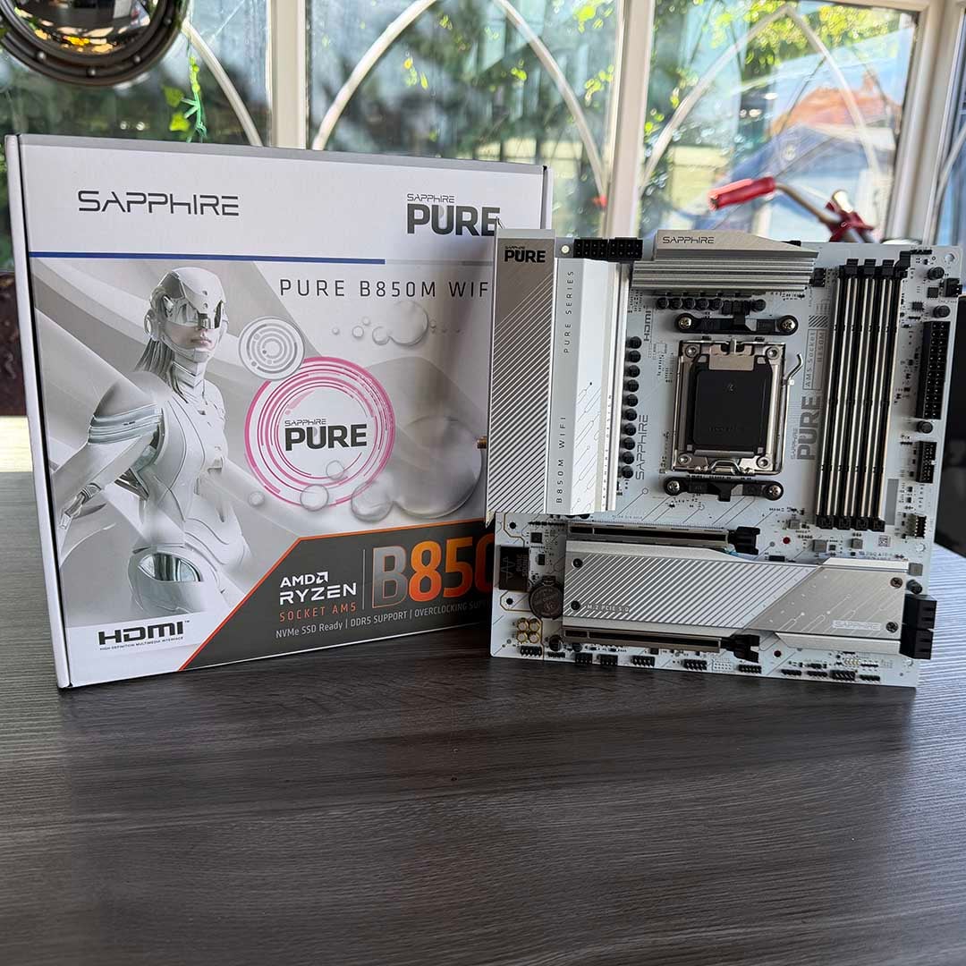 You don't need to spend big on a motherboard - the Sapphire Pure B850M WiFi nails all the basics for just ??127