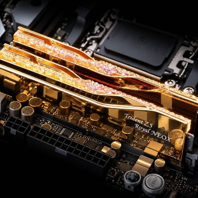 G.Skill Trident Z5 Royal NeoX - gold.