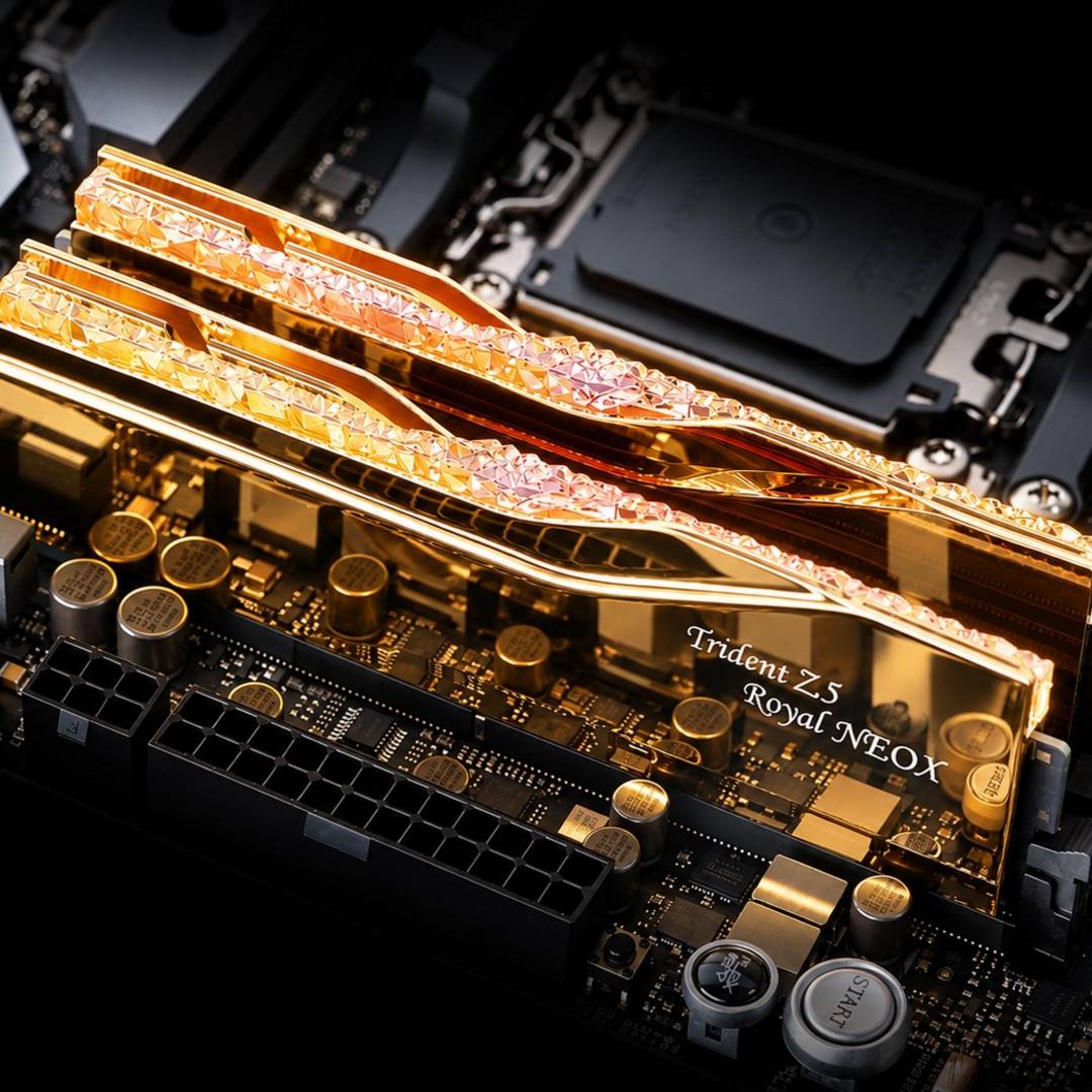 G.Skill launches Trident Z5 Royal NeoX DDR5 RAM with EXPO ULL, for those who like shiny things