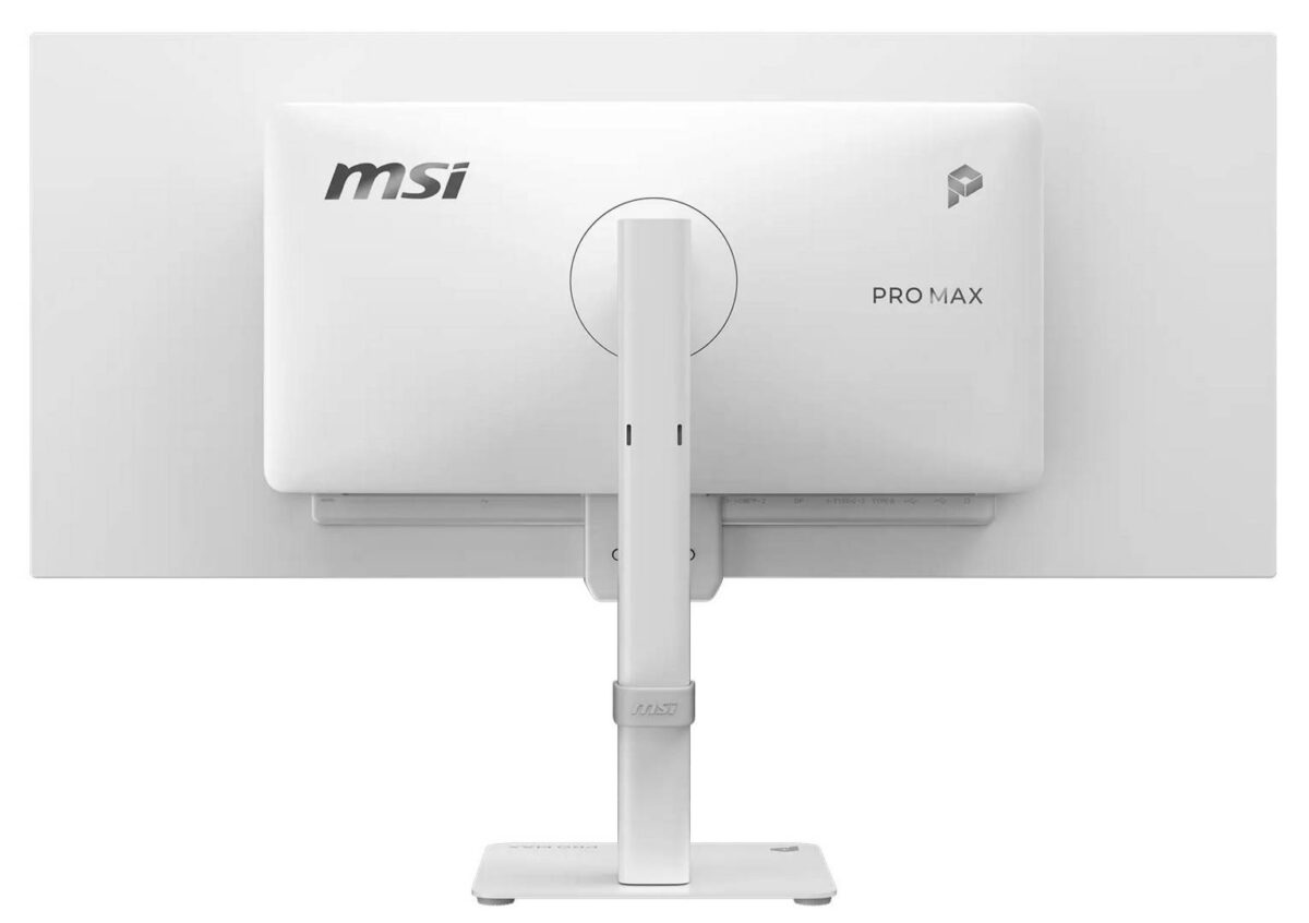 MSI Pro Max 341QPXW14G - back.