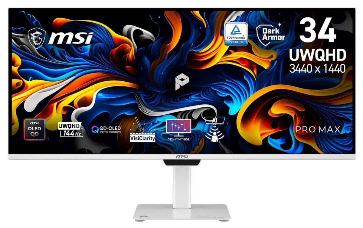 MSI Pro Max 341QPXW14G - front.