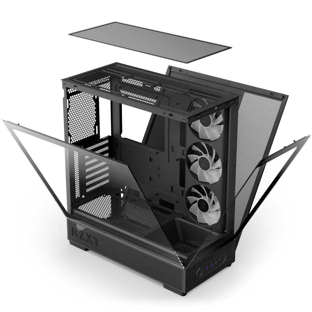 NZXT S5 RGB - exploded.