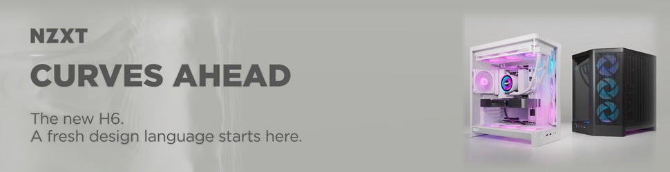 The new NZXT H6 - a fresh design language starts here.