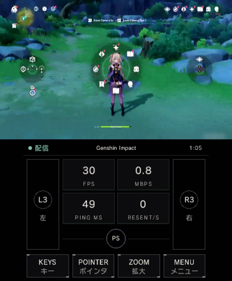 Nvidia GeForce Now on the Nintendo 3DS - game.