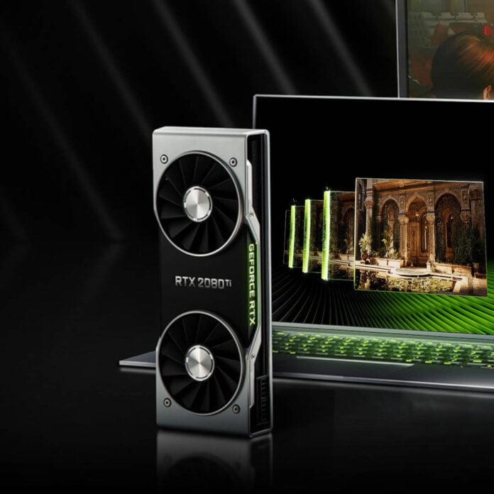 Nvidia RTX 20 Series GPU with DLSS Frame Generation.