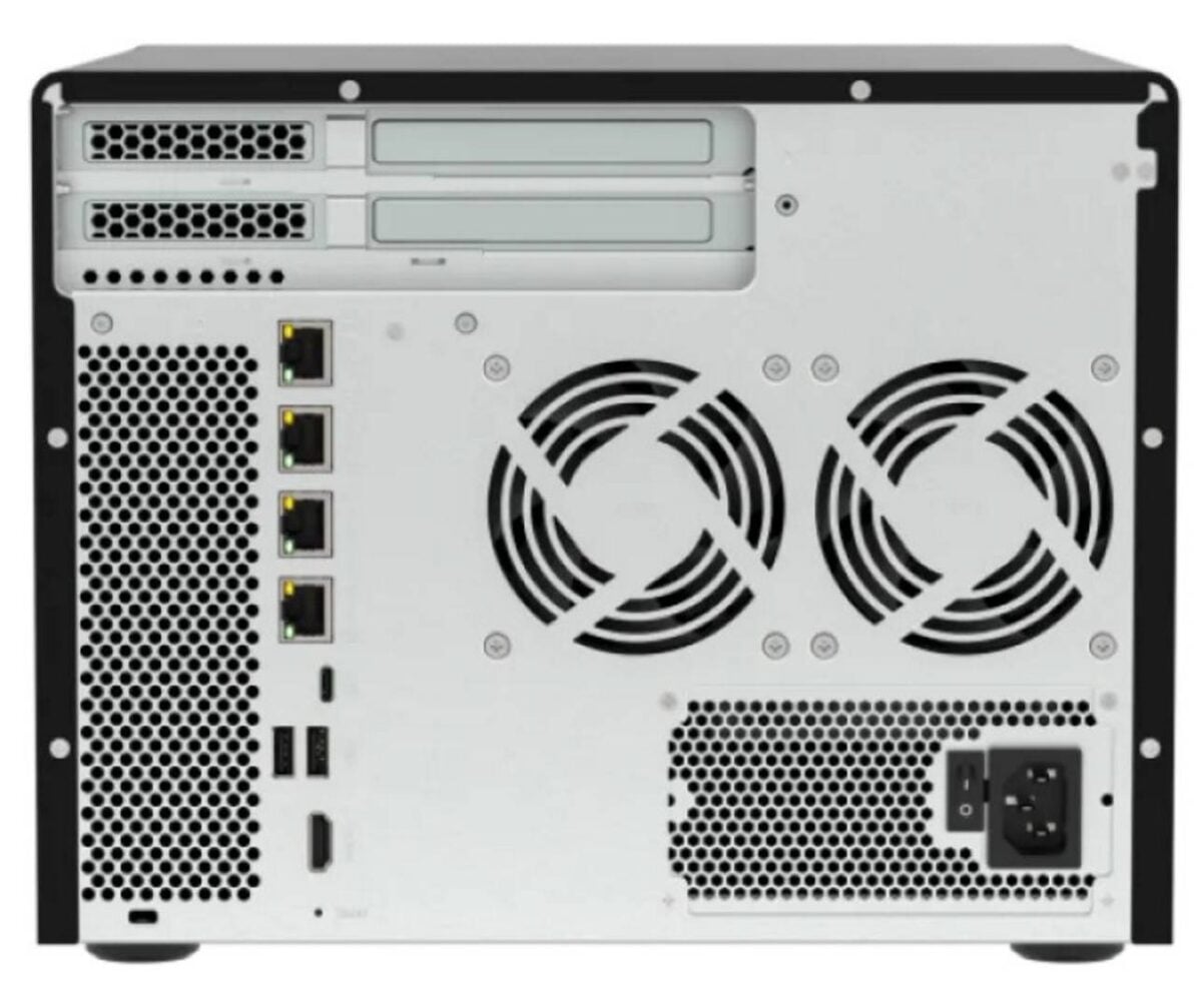 QNAP TVS-h877AX - back.