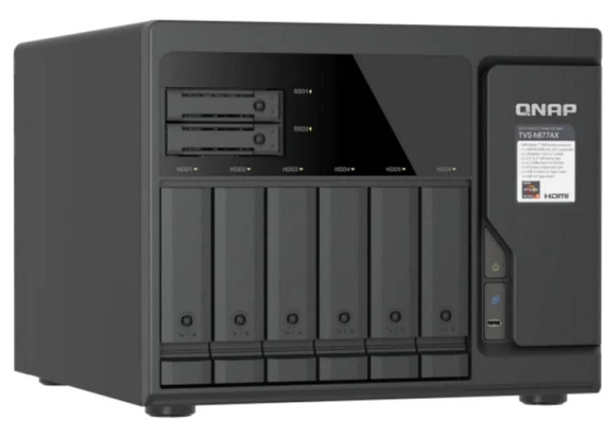 QNAP TVS-h877AX - front.