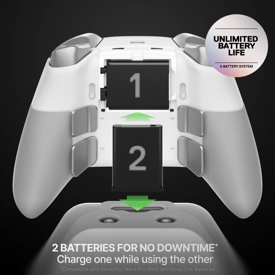 SteelSeries Aeon Pro - batteries.