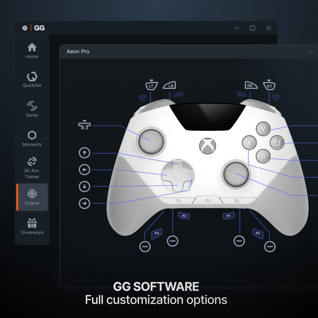 SteelSeries Aeon Pro - software.