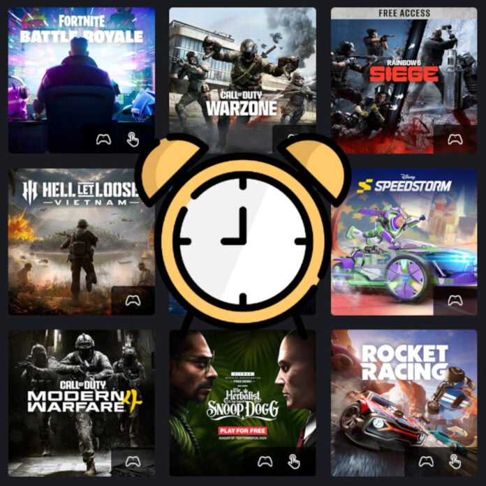 Xbox Cloud Gaming with limited playtime.