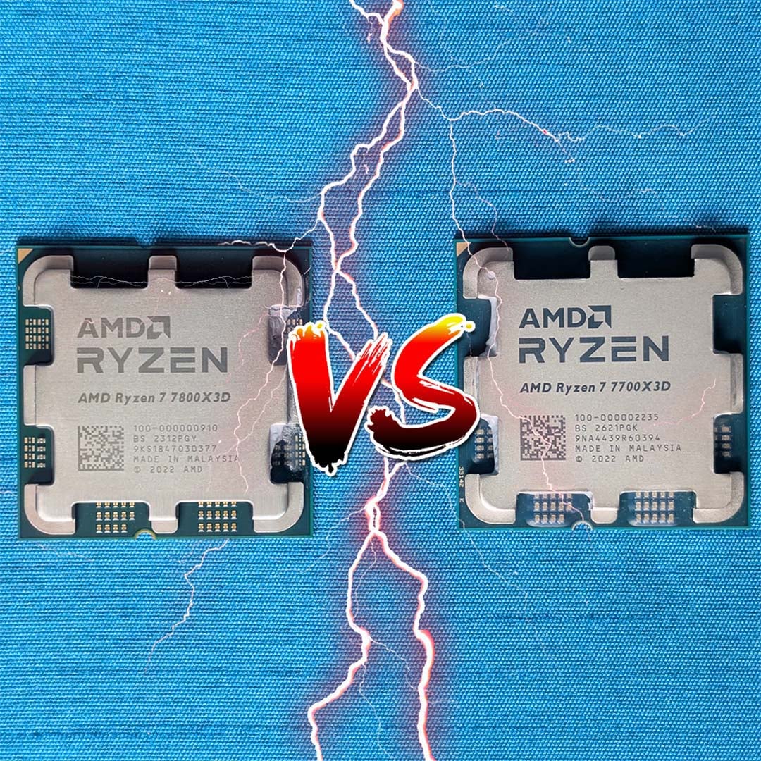 AMD Ryzen 7 7700X3D vs 7800X3D | Club386