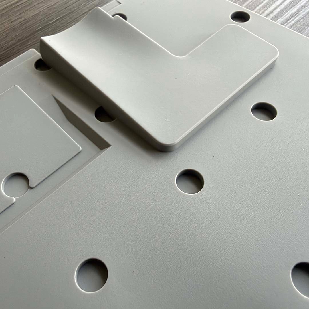Ducky Cushion 98 grey silicone layer closeup