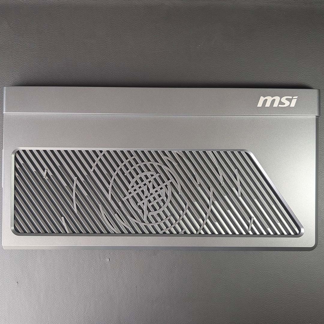 A top-down view of the MSI MPG Vixta's removable top panel.