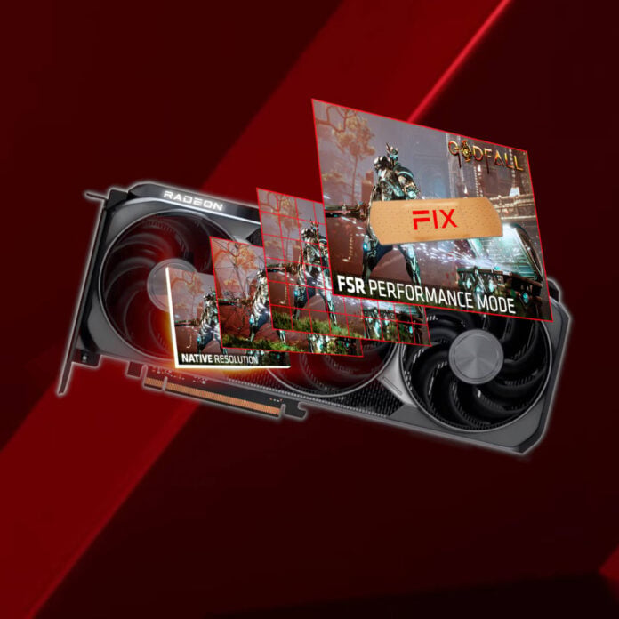 AMD FSR 4 frame generation.
