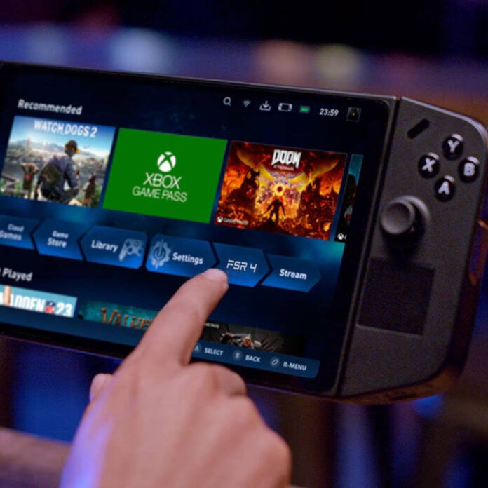 AMD Ryzen Z1 gaming handheld.