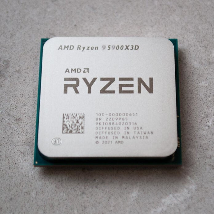 Fake AMD Ryzen 5900X3D.