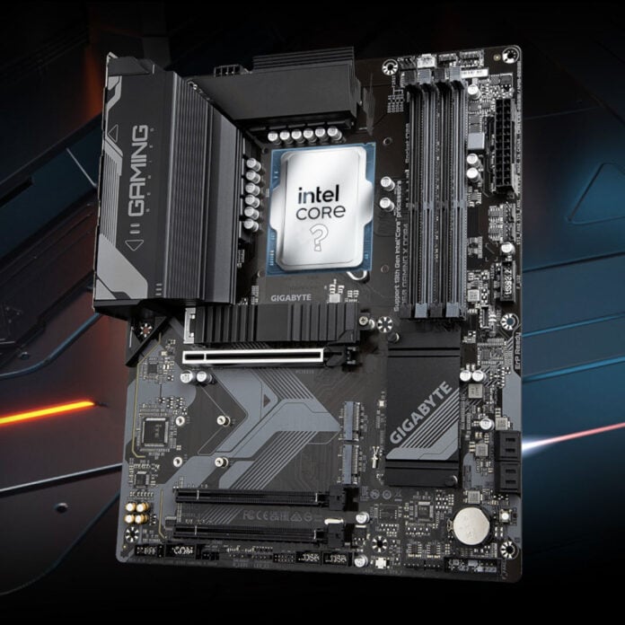 Gigabyte Intel B760 motherboard.