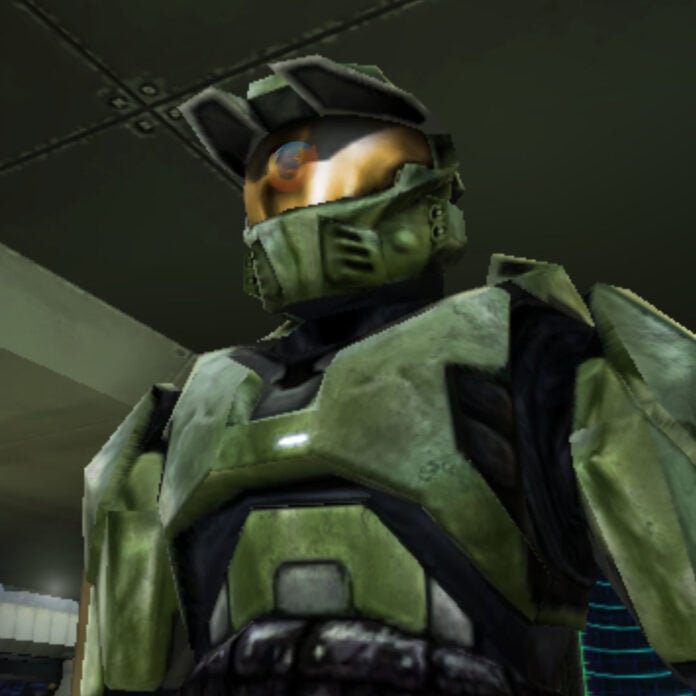 Halo on a browser.