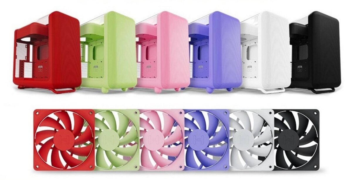 Hyte X50 - colours.
