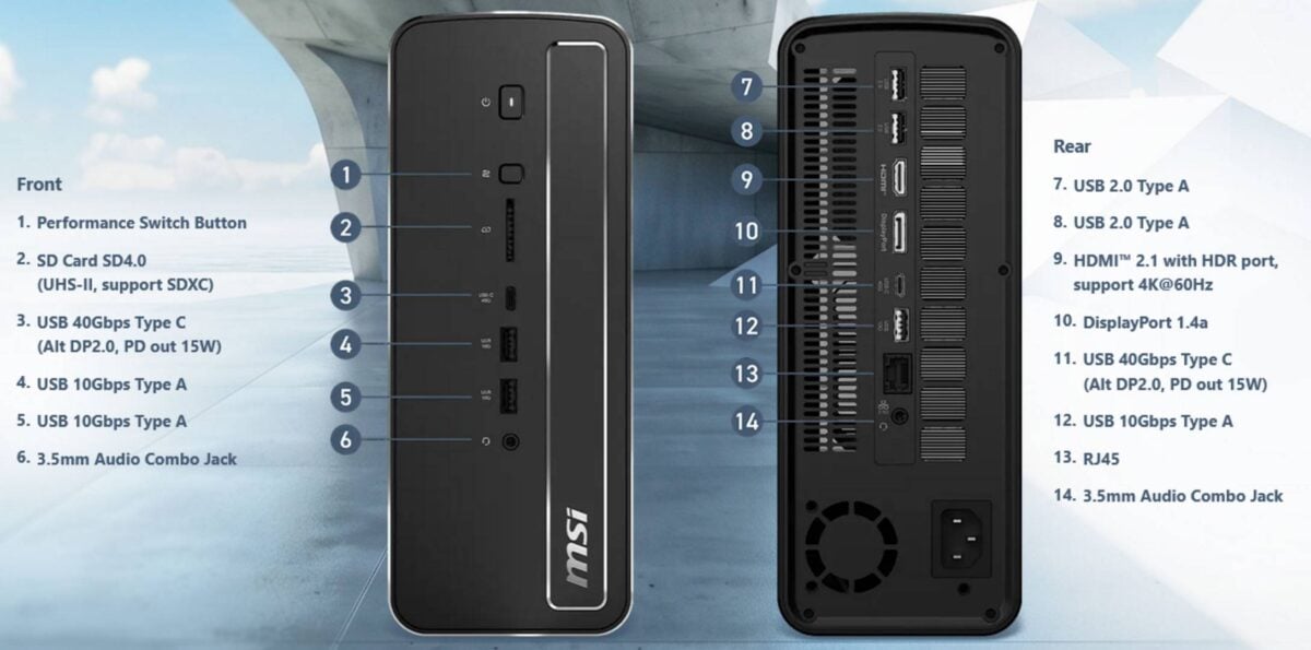 MSI Pro Max Edge AI+- IO.