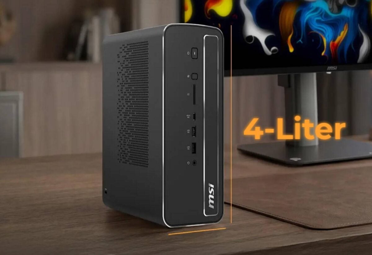 MSI Pro Max Edge AI+ mini-PC.