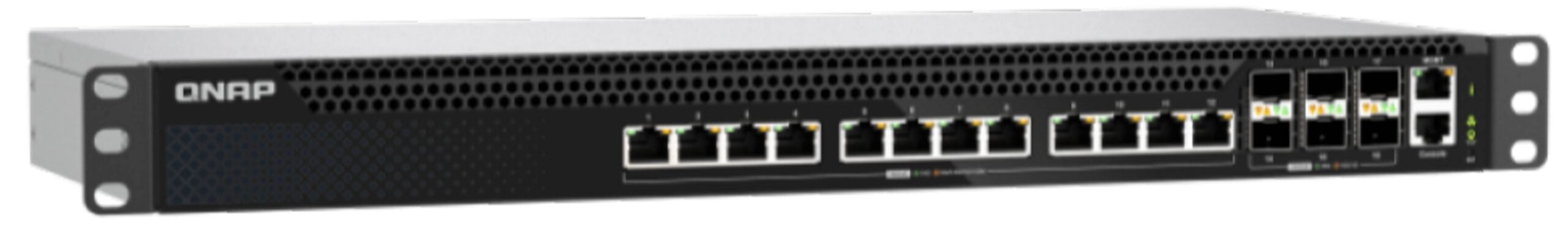 QNAP QSW-M5218-6F12T - front.