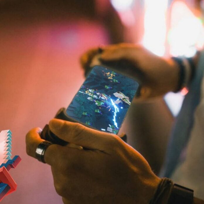 Xbox cloud gaming on smartphone.