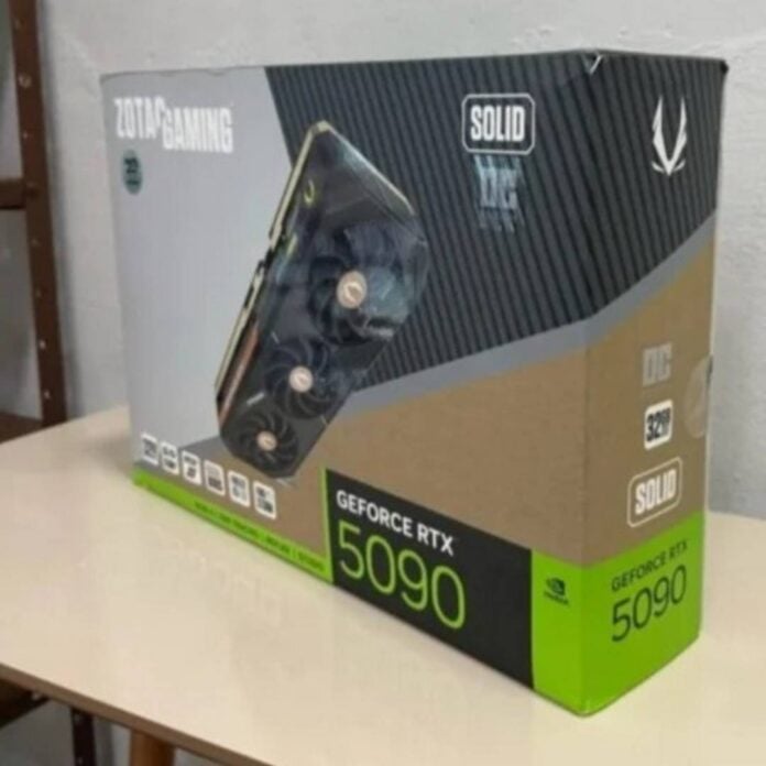 Zotac Nvidia GeForce RTX 5090.