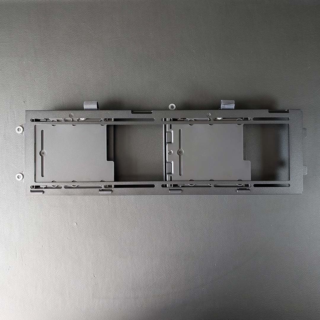 The frame containing storage bays in the HAVN HS 360 VGPU.