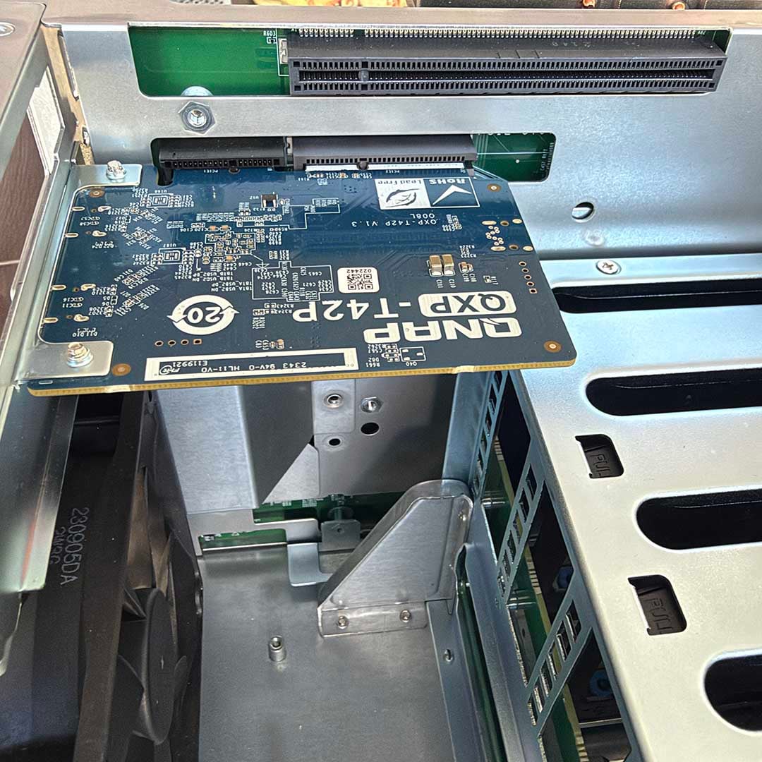 QNAP TVS-h874T NAS PCIe slots